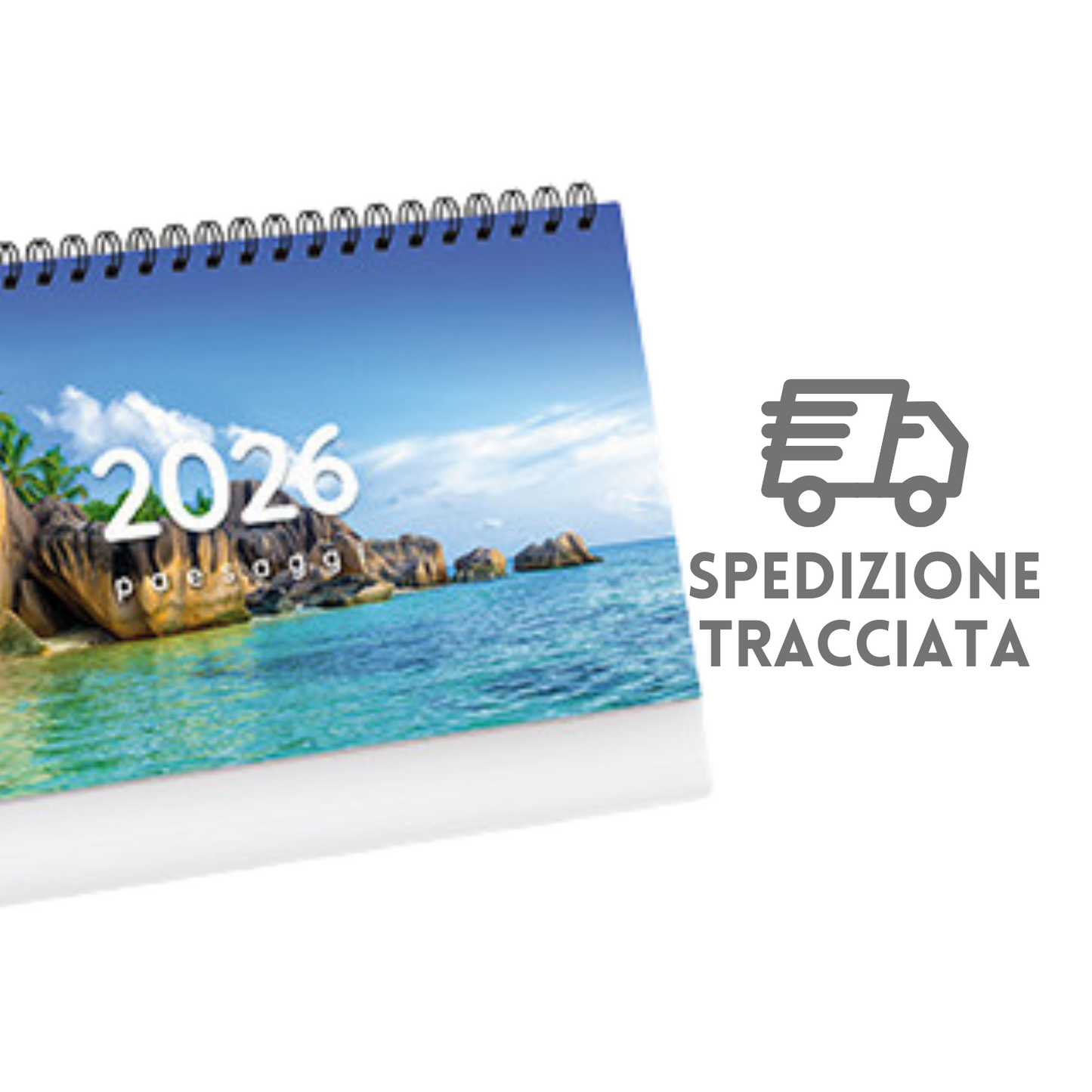 Calendario da banco 2026 Paesaggi | Cod. PA402