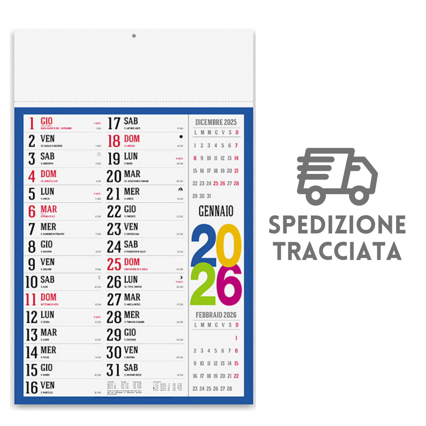 Calendario olandese 2026 personalizzato | Cod. PA614
