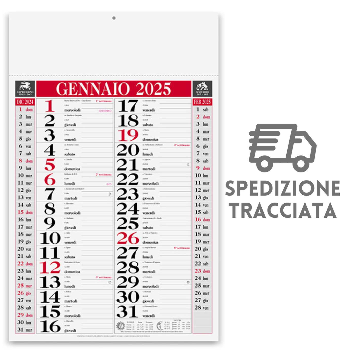 Calendari personalizzati 2025 olandesi PA640