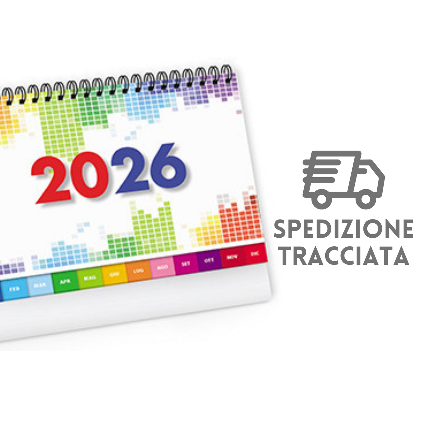 Calendario da banco 2026 personalizzato | Cod. PA743