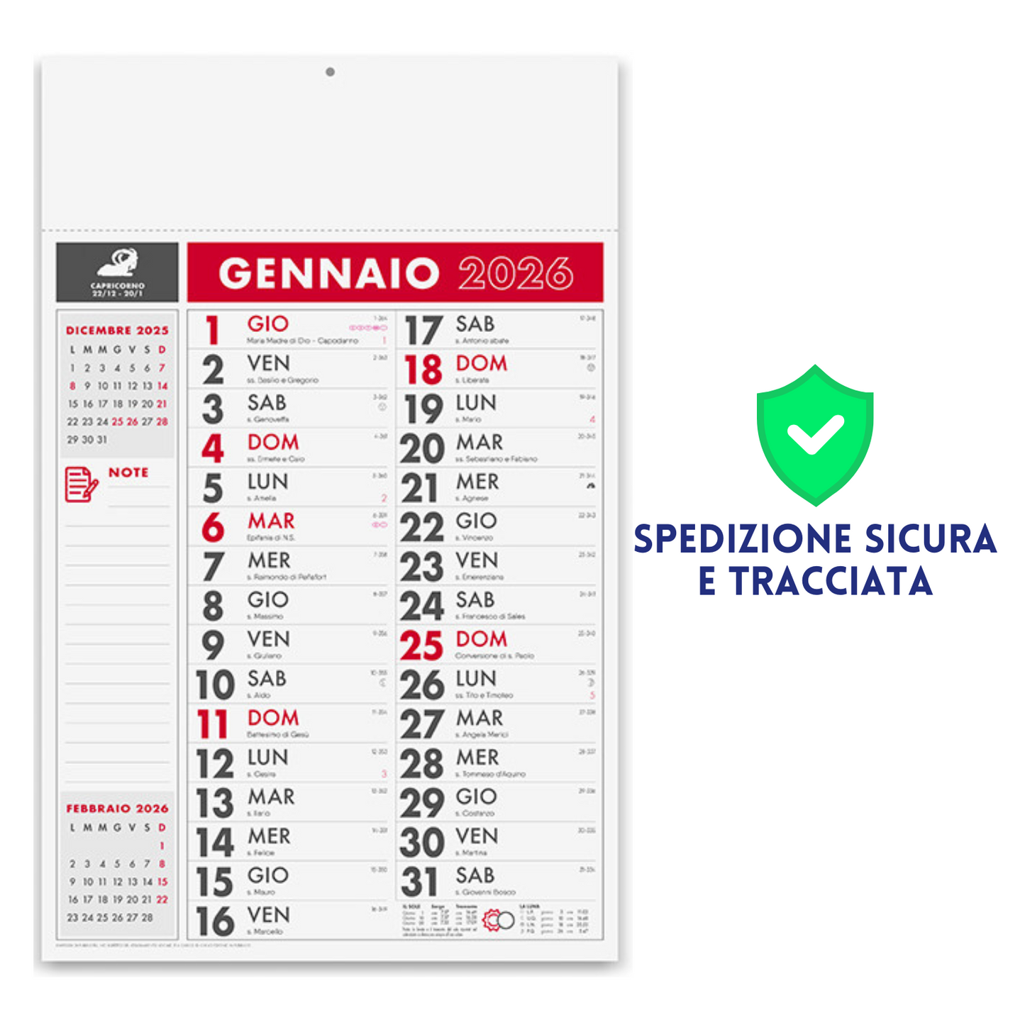 Calendario olandese 2026 personalizzato | Cod. PA636
