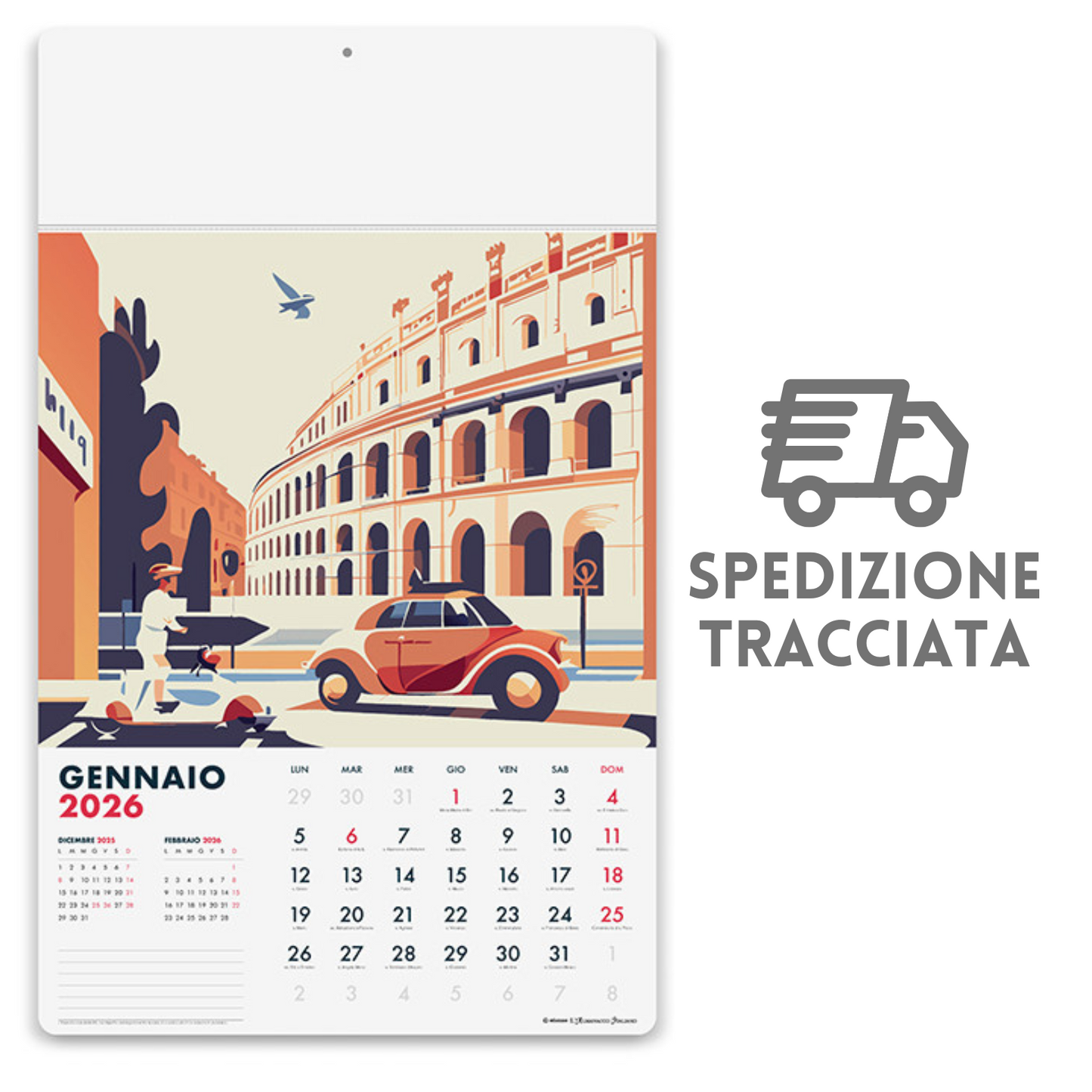Calendario illustrato 2026 Emozioni | Cod. PA030