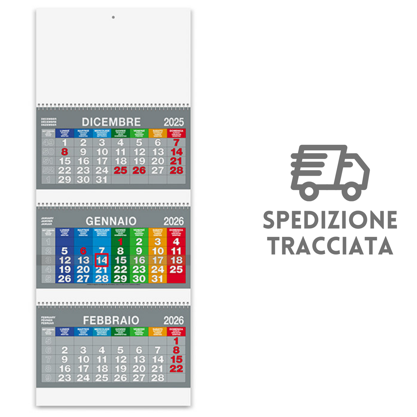 Calendario olandese 2026 personalizzato | Cod. PA516