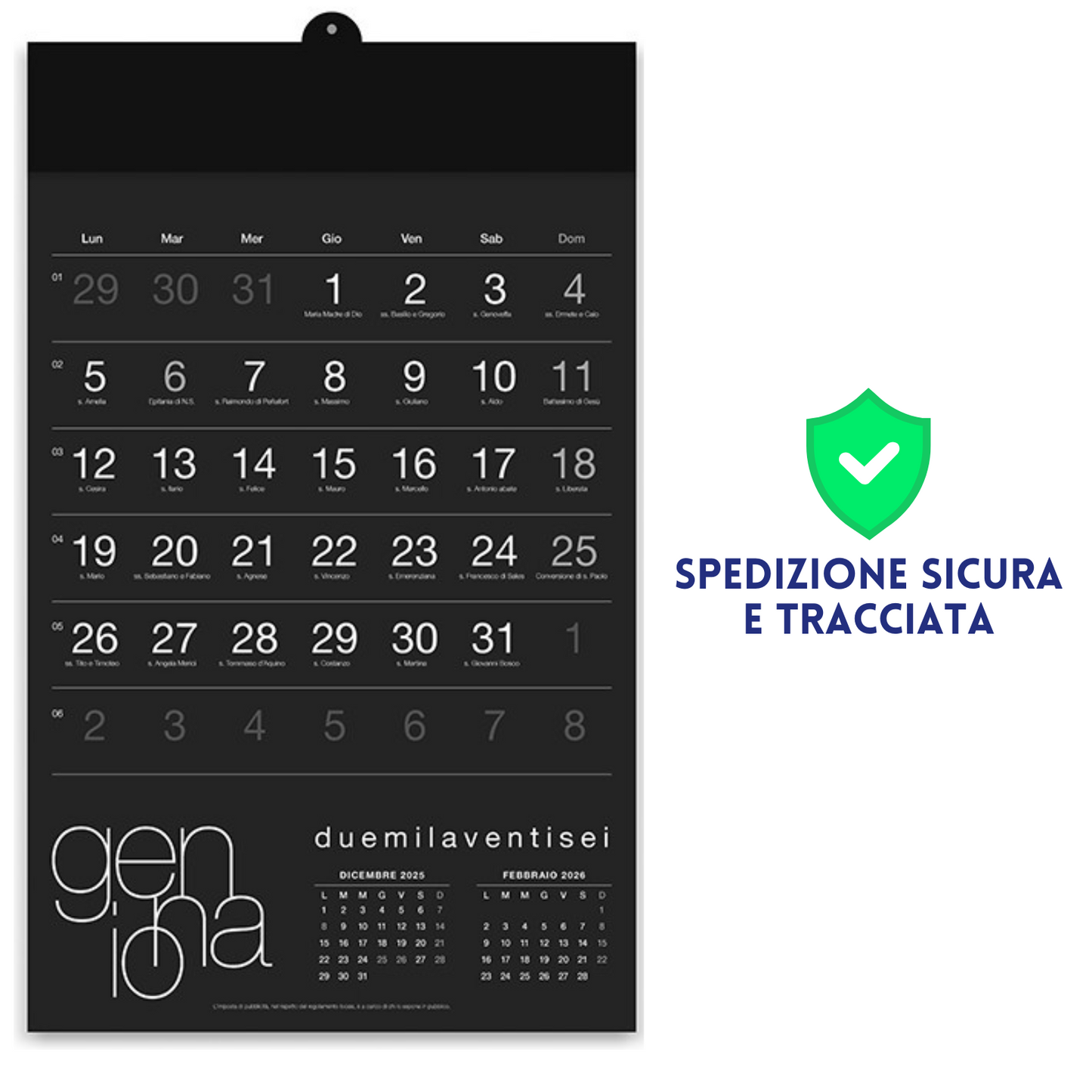 Calendario olandese 2026 personalizzato | Cod. PA514
