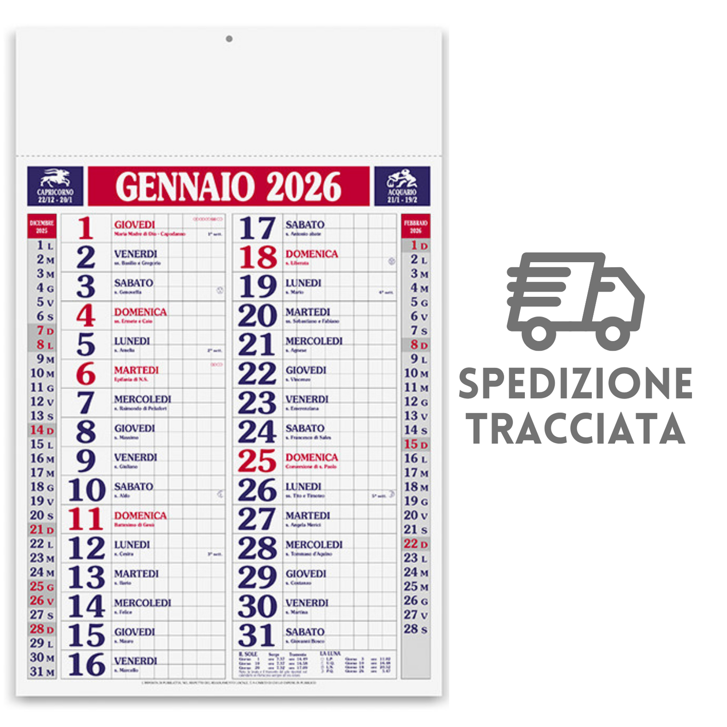 Calendario olandese 2026 personalizzato | Cod. PA610
