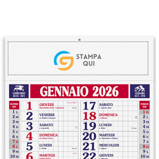 Calendario olandese 2026 personalizzato | Cod. PA610