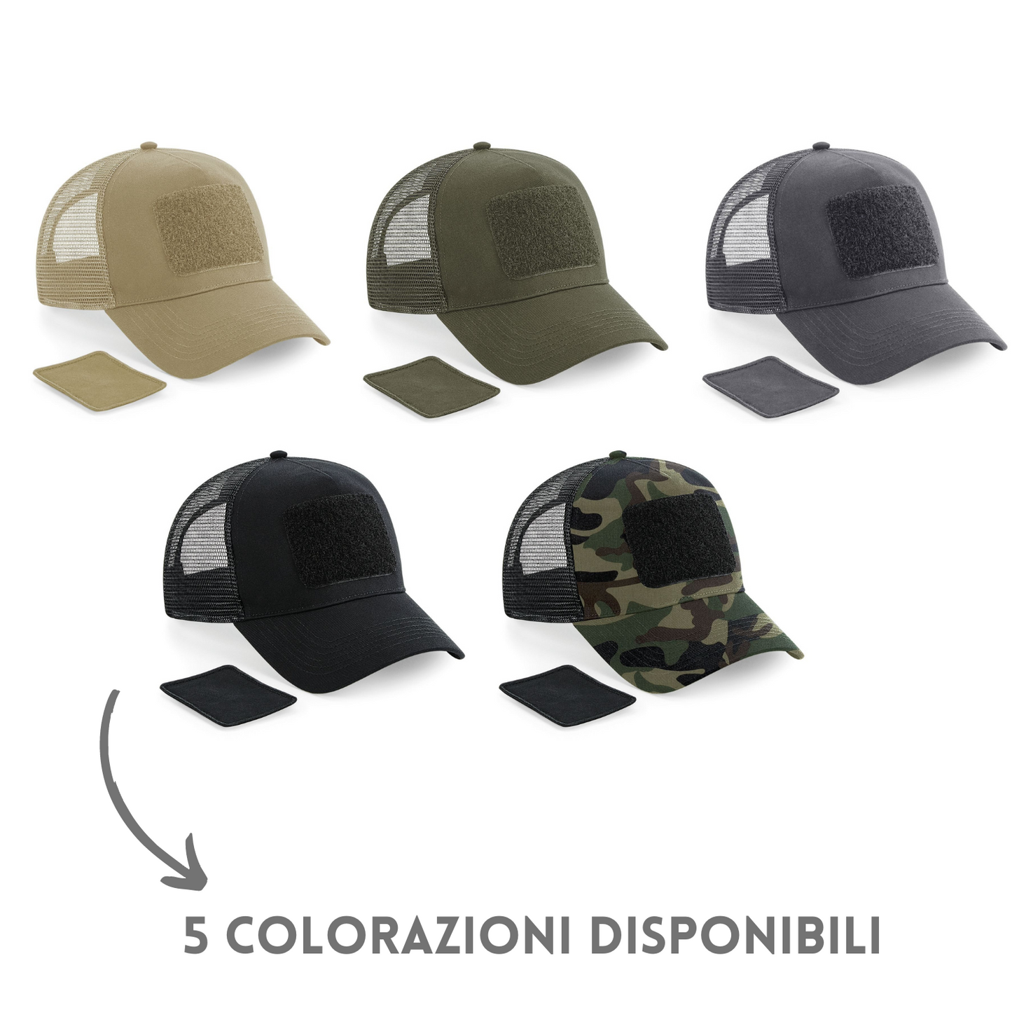 Cappellini personalizzati con patch B686