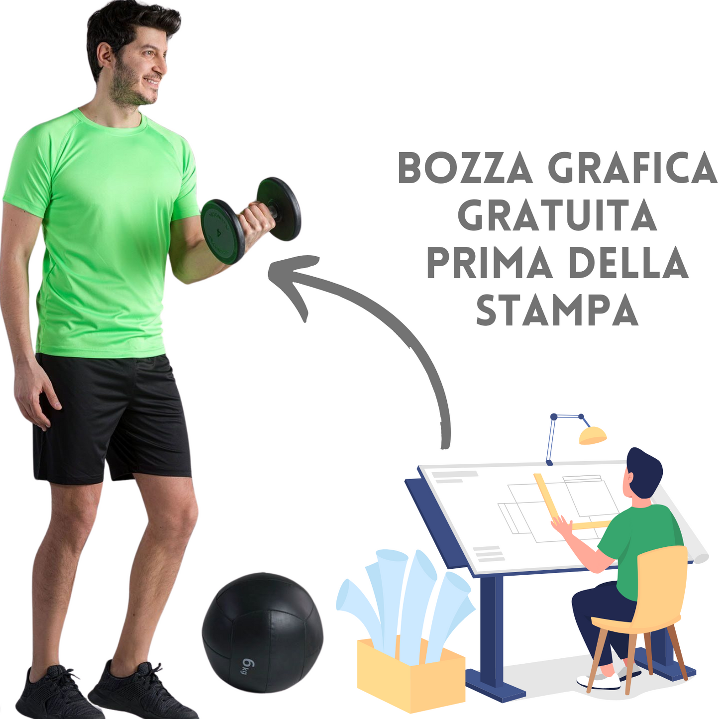 Completino sportivo personalizzato Cod SP100+400