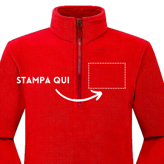 Felpa personalizzata in micropile | Cod. BS364