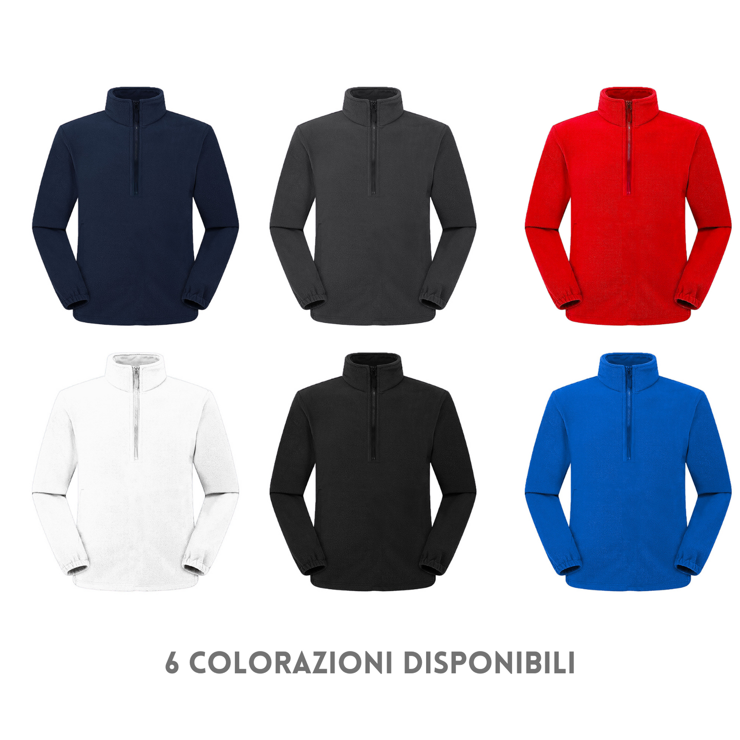 Felpa personalizzata in micropile | Cod. BS364