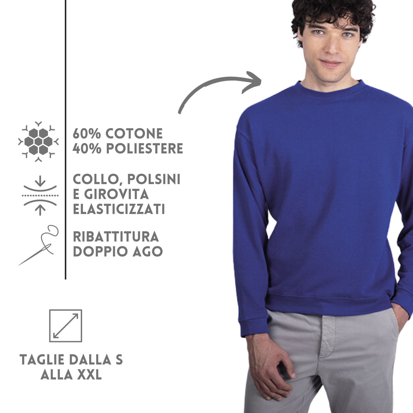 Felpa personalizzata classica | Cod. NK300