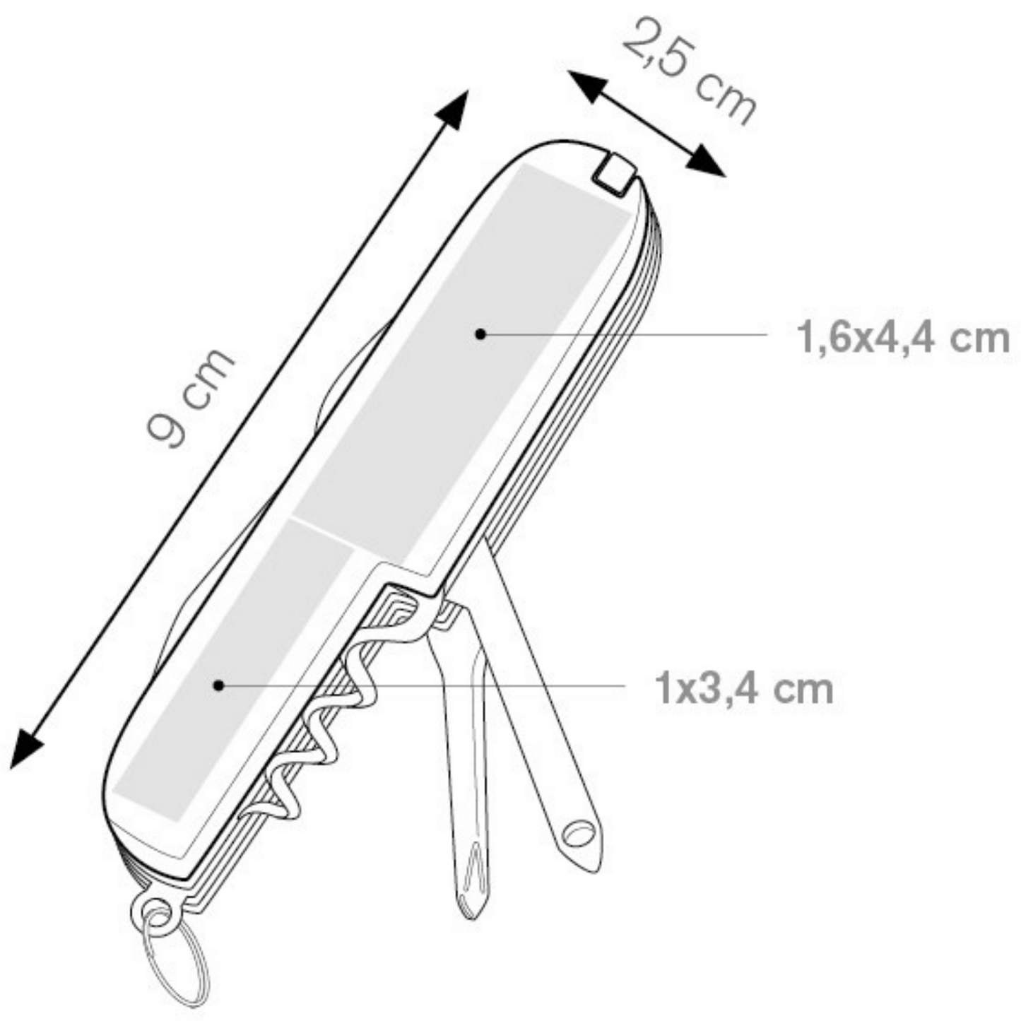 Coltellino multiuso personalizzato PC786