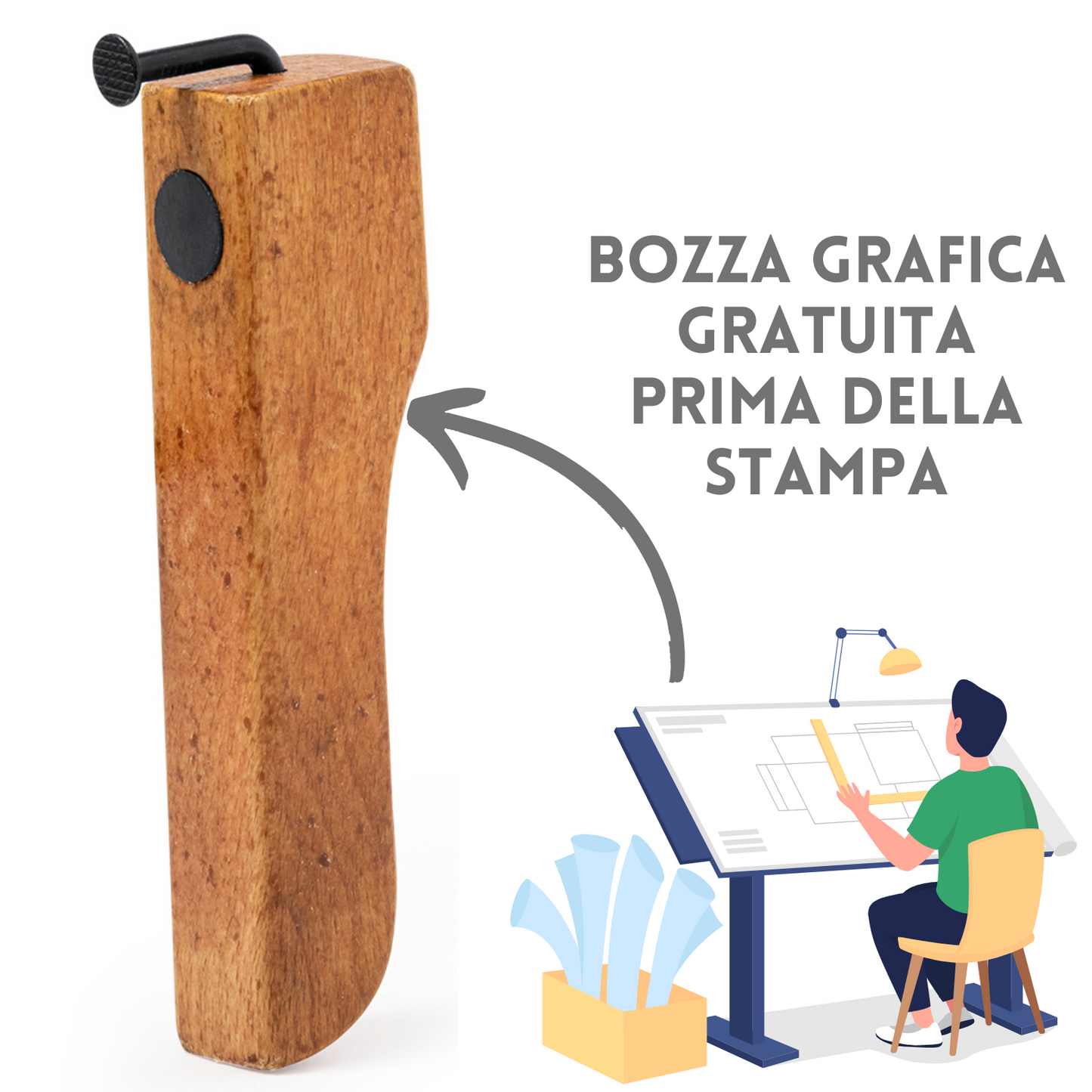 Apribottiglia personalizzato stile indistriale | Cod. 20812