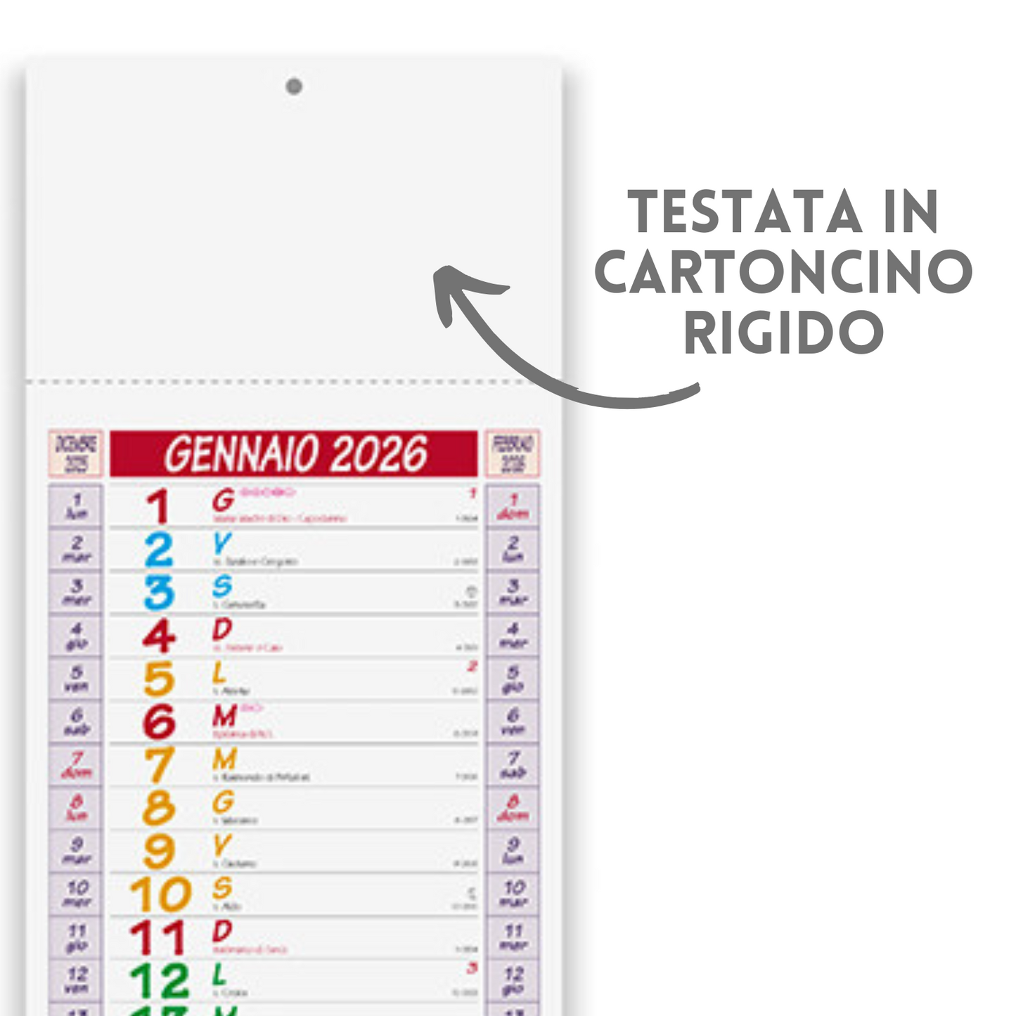 Kit Calendario 2026 + Penna Personalizzati | Cod. Kit Jane