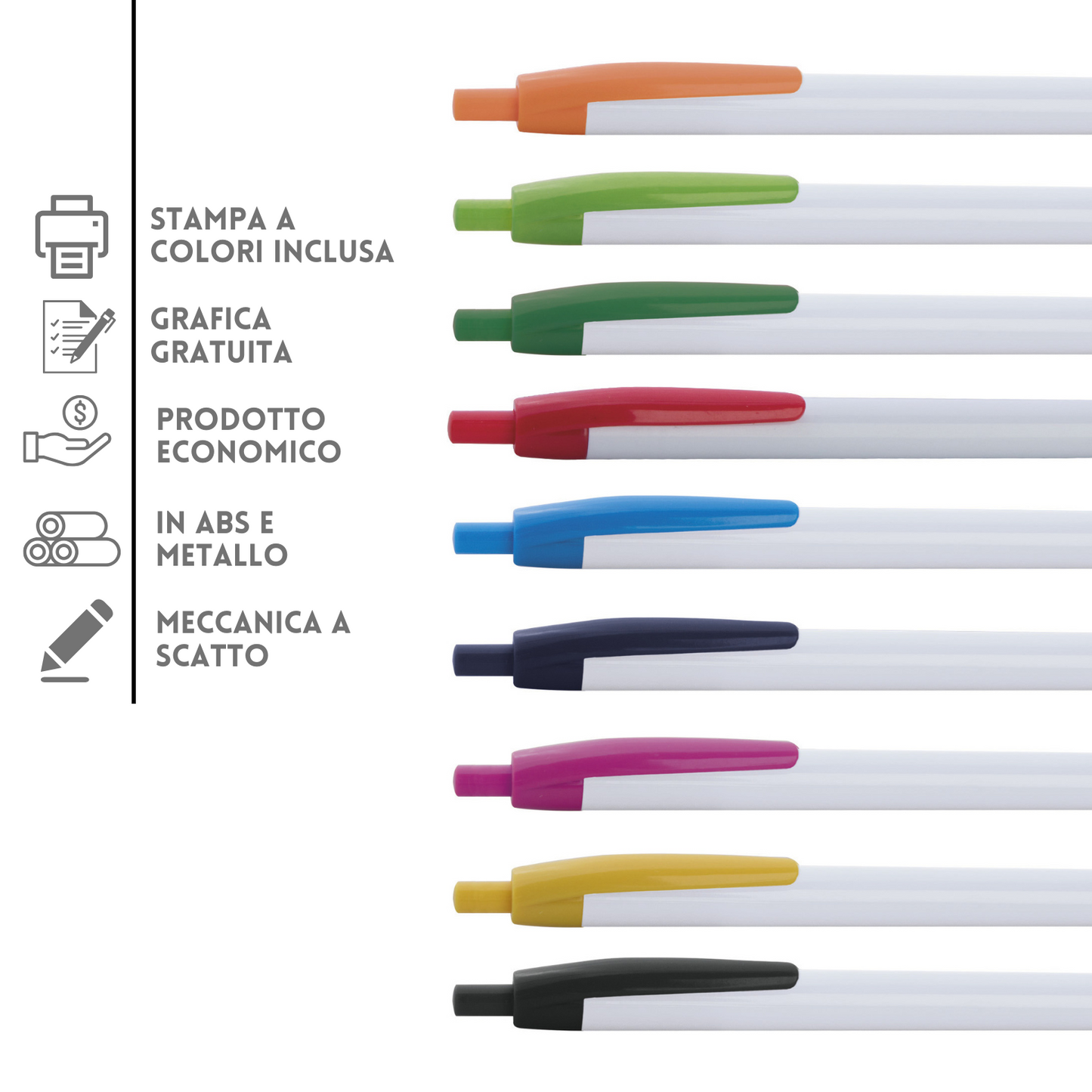 Kit penne e portachiavi personalizzati PE124