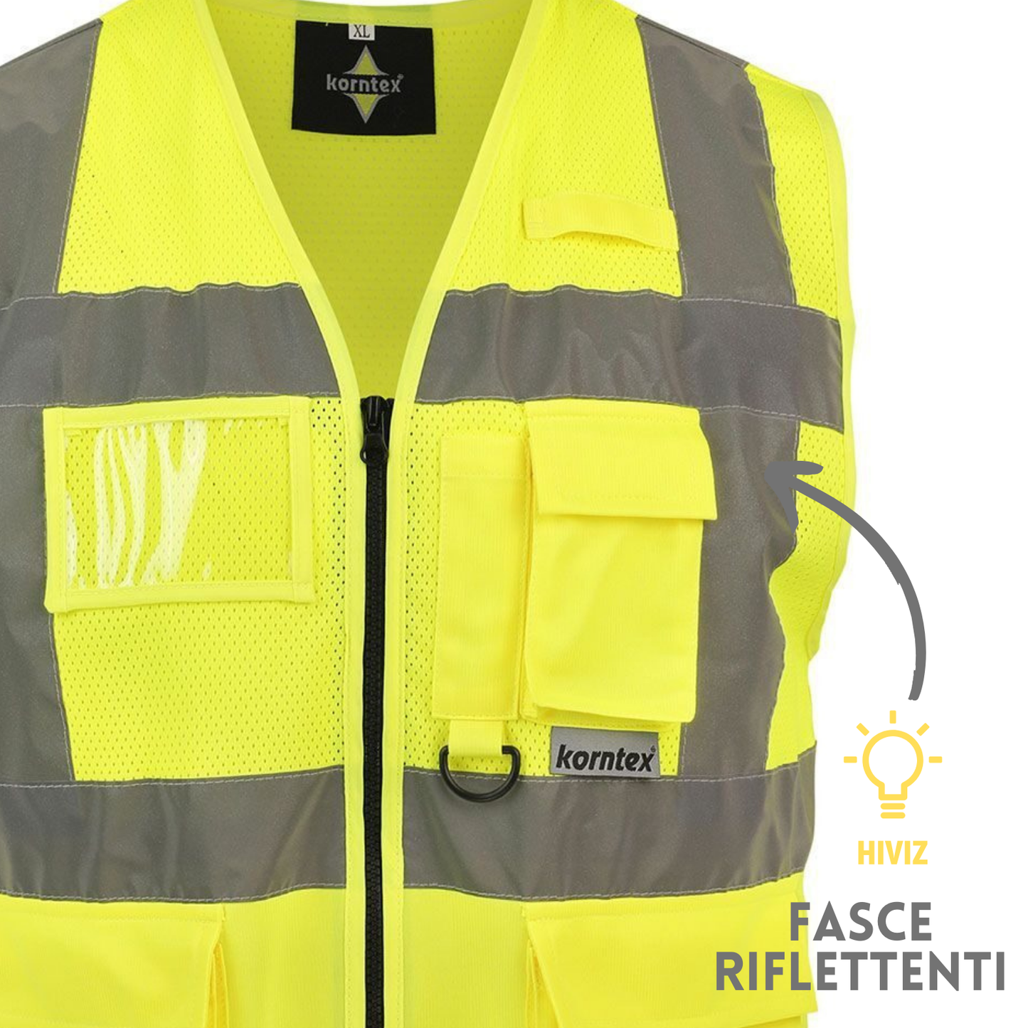 gilet da lavoro ad alta visibilità personalizzati KXEXQ