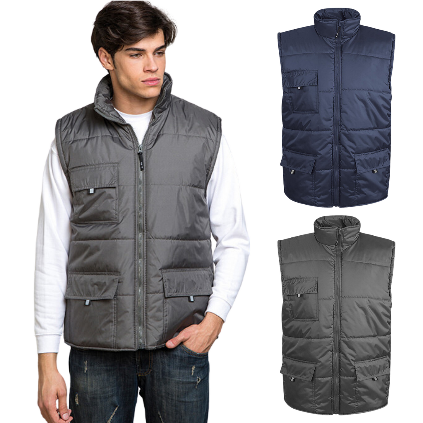 Gilet da lavoro personalizzato PM714