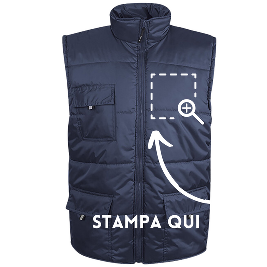 Gilet da lavoro personalizzato PM714