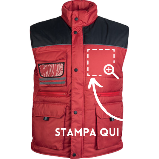 Gilet da lavoro personalizzato PM706