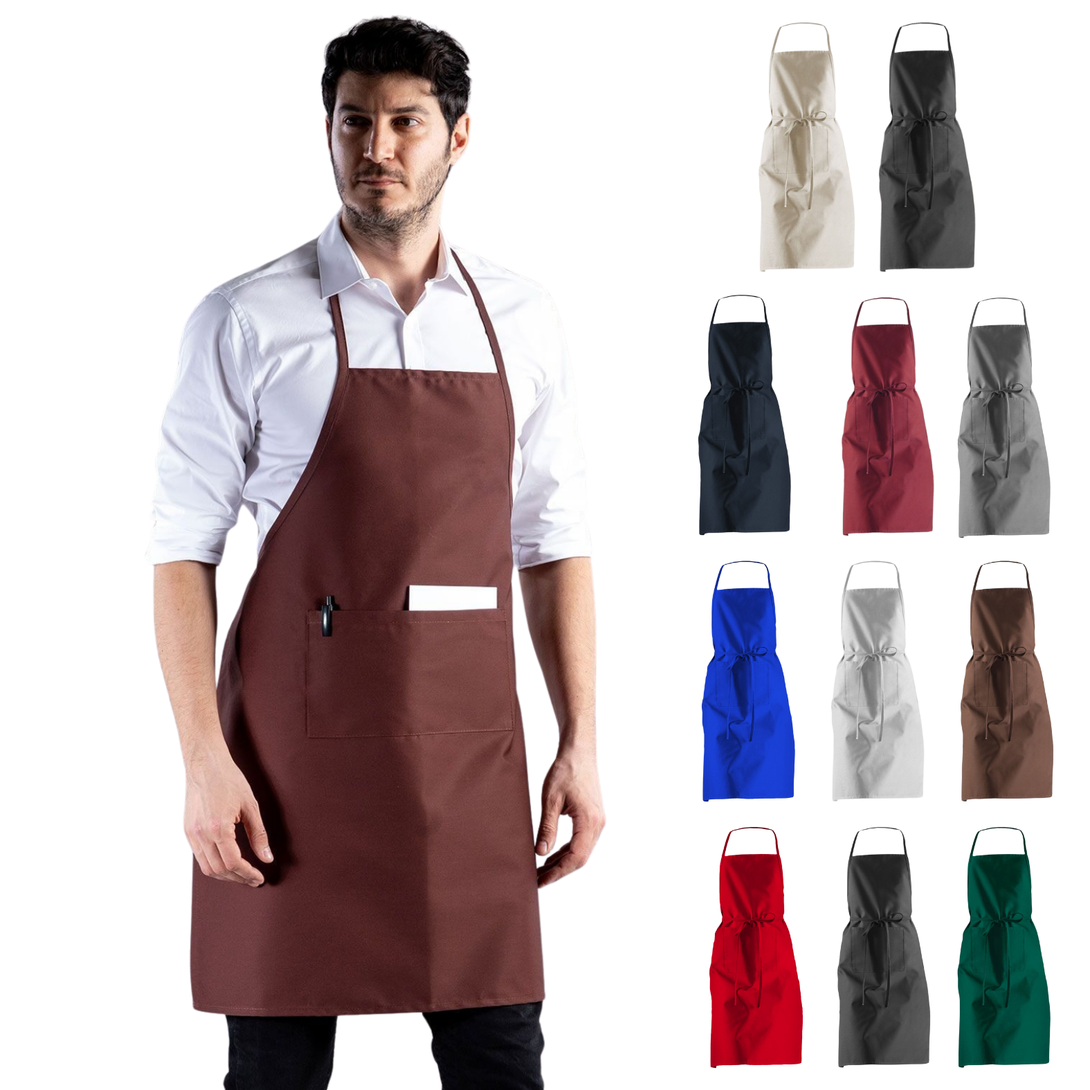 Grembiuli Professionali Personalizzati Grembiule Da Cucina Con Tasca