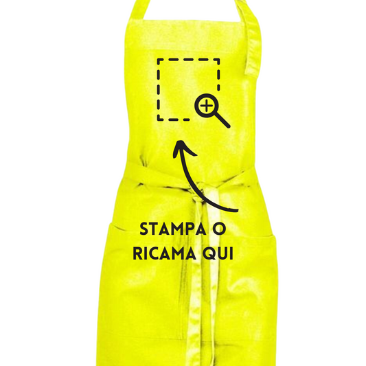 Grembiuli Fluo personalizzati da cucina | Cod. MI028