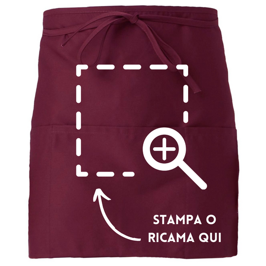 Grembiuli stile bar personalizzati da cucina | Cod. MI027