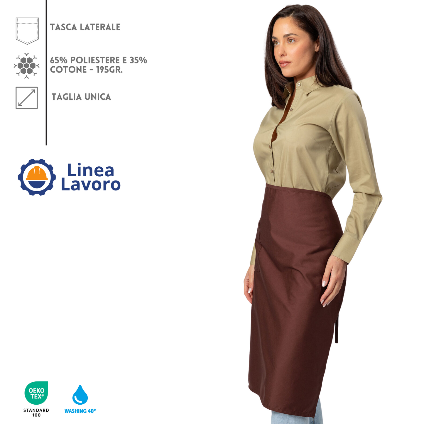 Grembiuli stile bar personalizzati da cucina | Cod. MI011