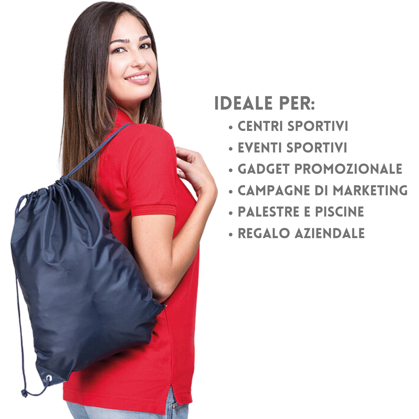Kit risparmio sacca + asciugamano | Cod. Atena