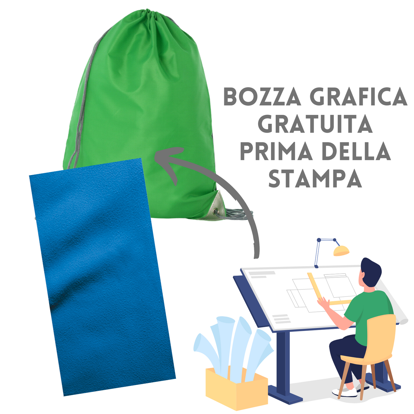 Kit risparmio sacca + asciugamano | Cod. Atena