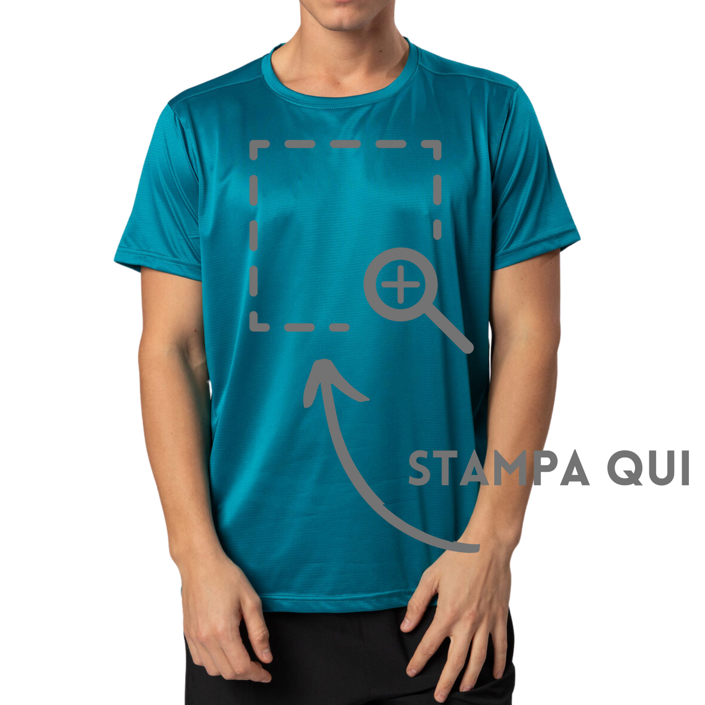T-shirt sportive traspiranti personalizzate | Cod. SP111