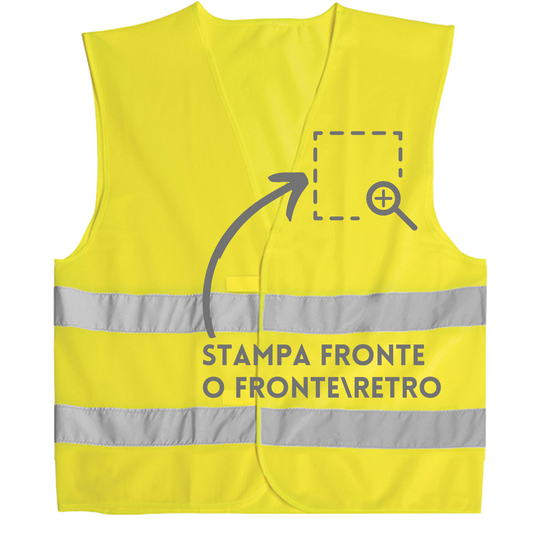 Gilet rifrangente personalizzato PM824
