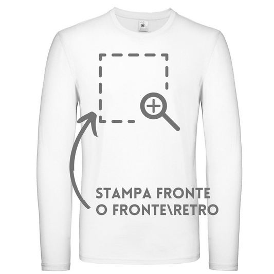 Magliette manica lunga personalizzate BCTU05T