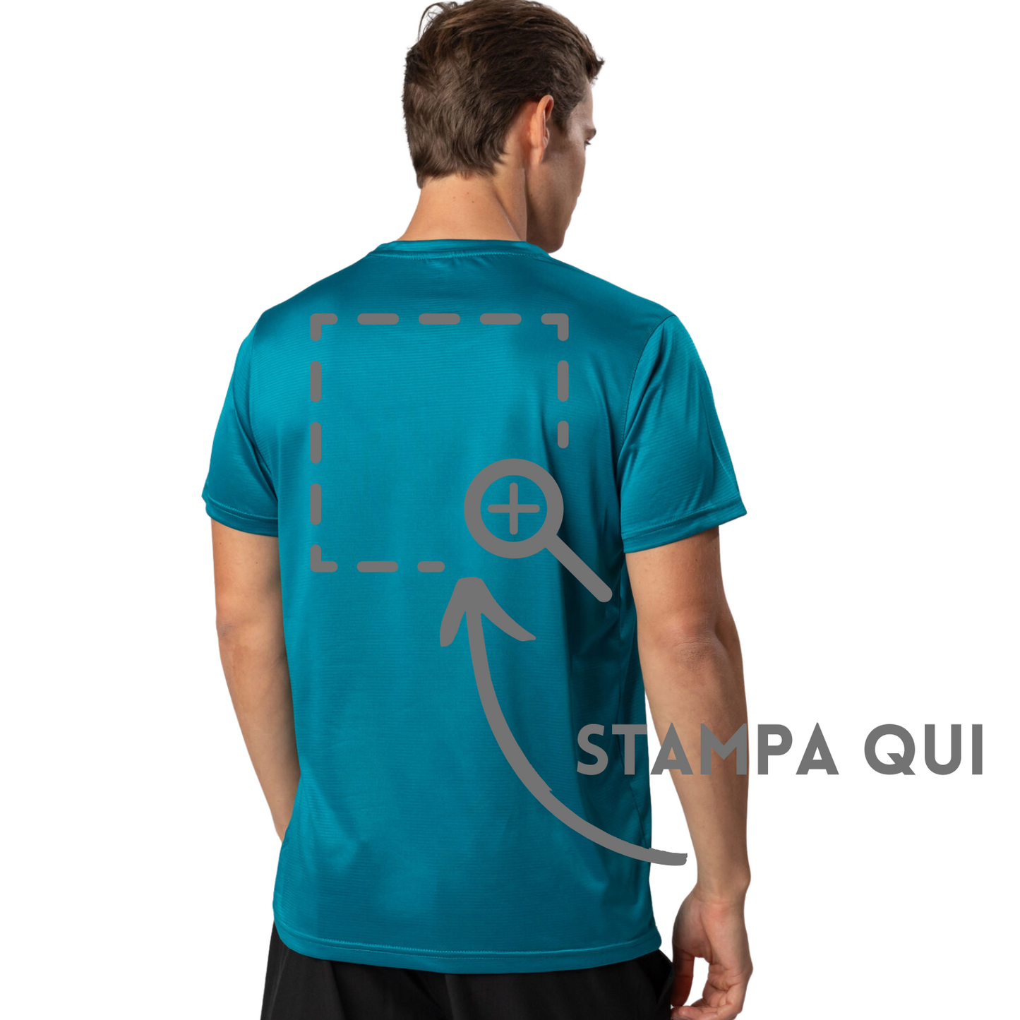 T-shirt sportive traspiranti personalizzate | Cod. SP111