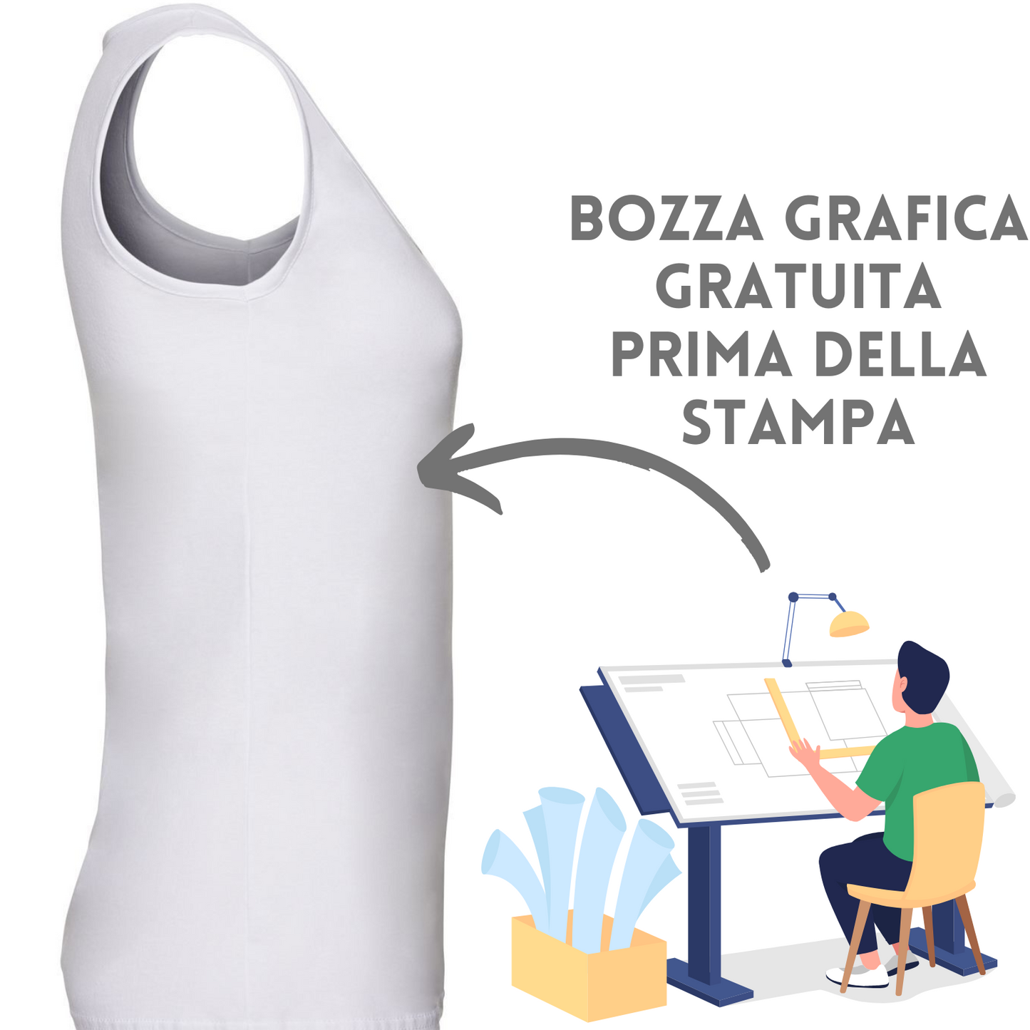 Canotta Fruit of the Loom Femminile personalizzata | Cod. FR613760