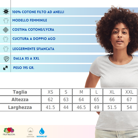 Magliette donna personalizzate Fruit of the Loom | Cod. FR614240