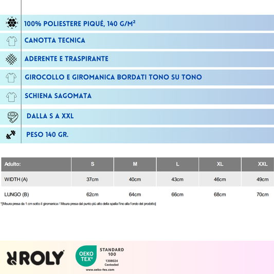 Canotta sportiva da donna | Cod. Shura