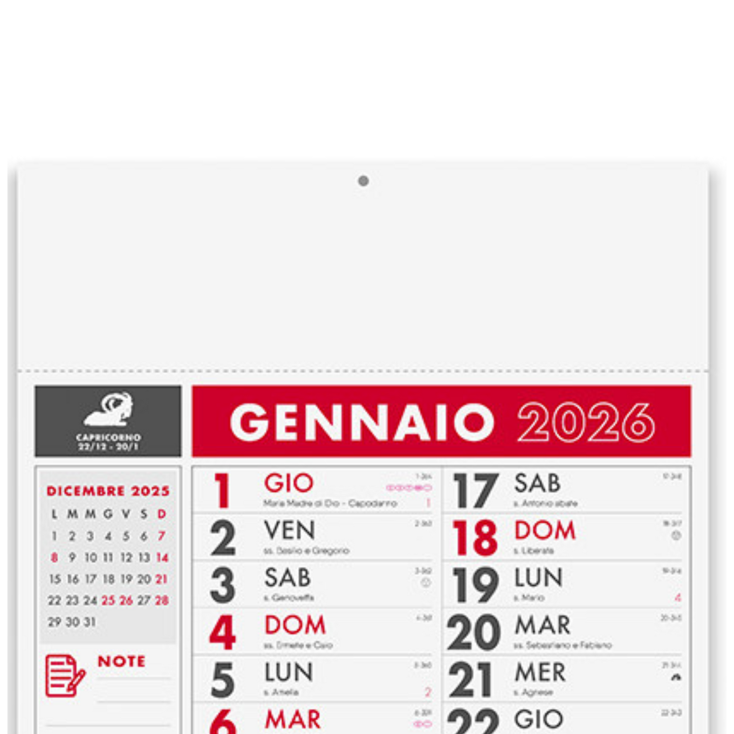 Calendario olandese 2026 personalizzato | Cod. PA636