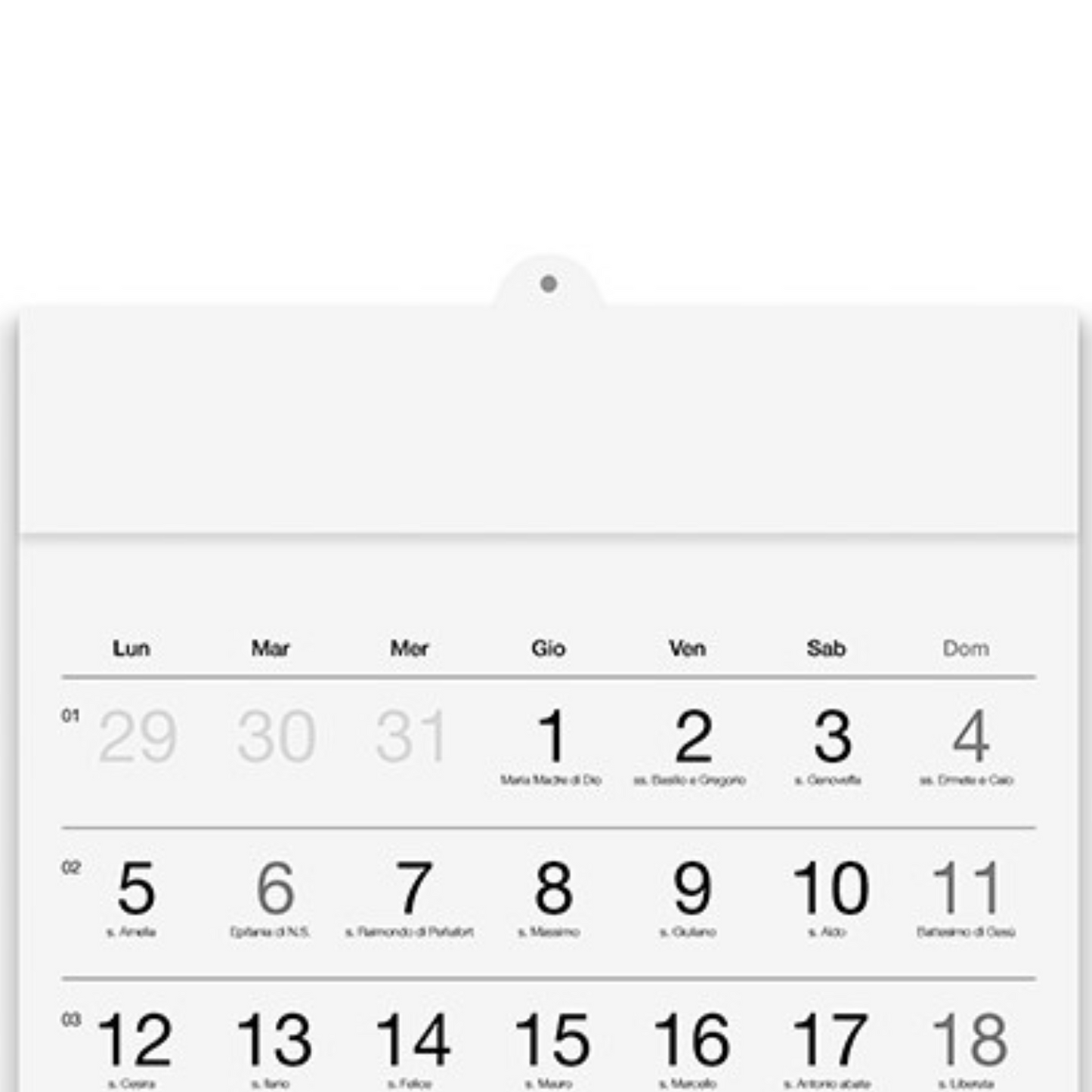 Calendario olandese 2026 personalizzato | Cod. PA513