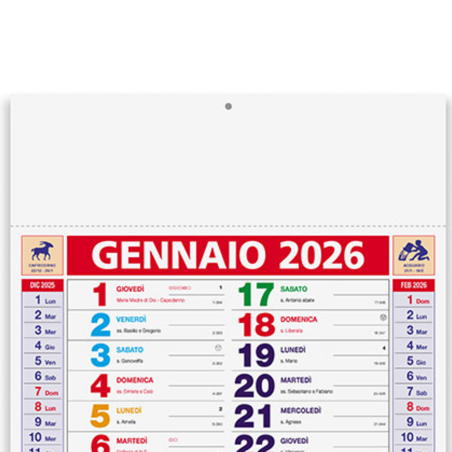Calendario olandese 2026 personalizzato | Cod. PA600