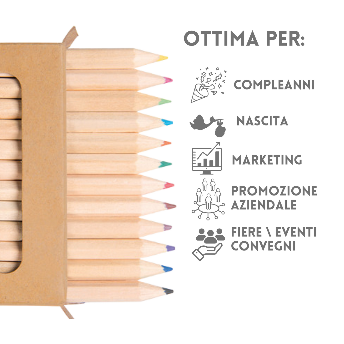 Pastelli con Astuccio promozionali PD540