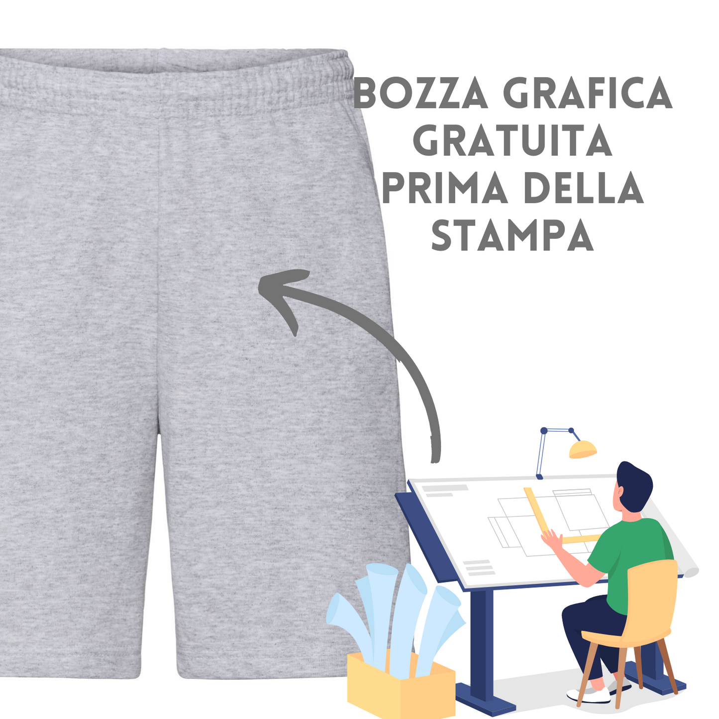 Pantaloncini corti personalizzati Cod. FR640360