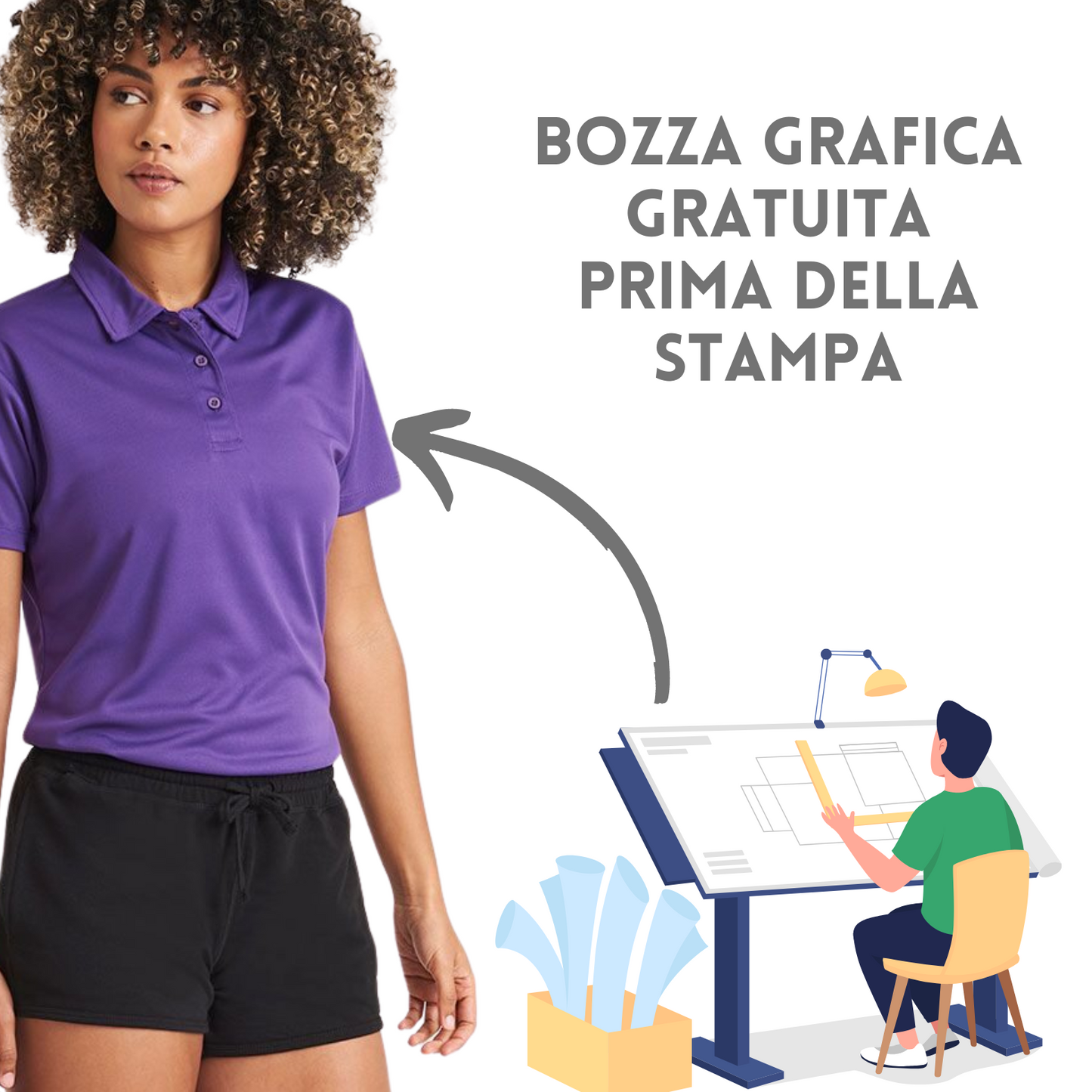 Pantaloncini sportivi donna personalizzati Cod. BS450