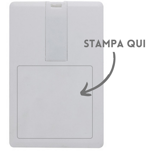 Pendrive USB personalizzate formato tessera PF106