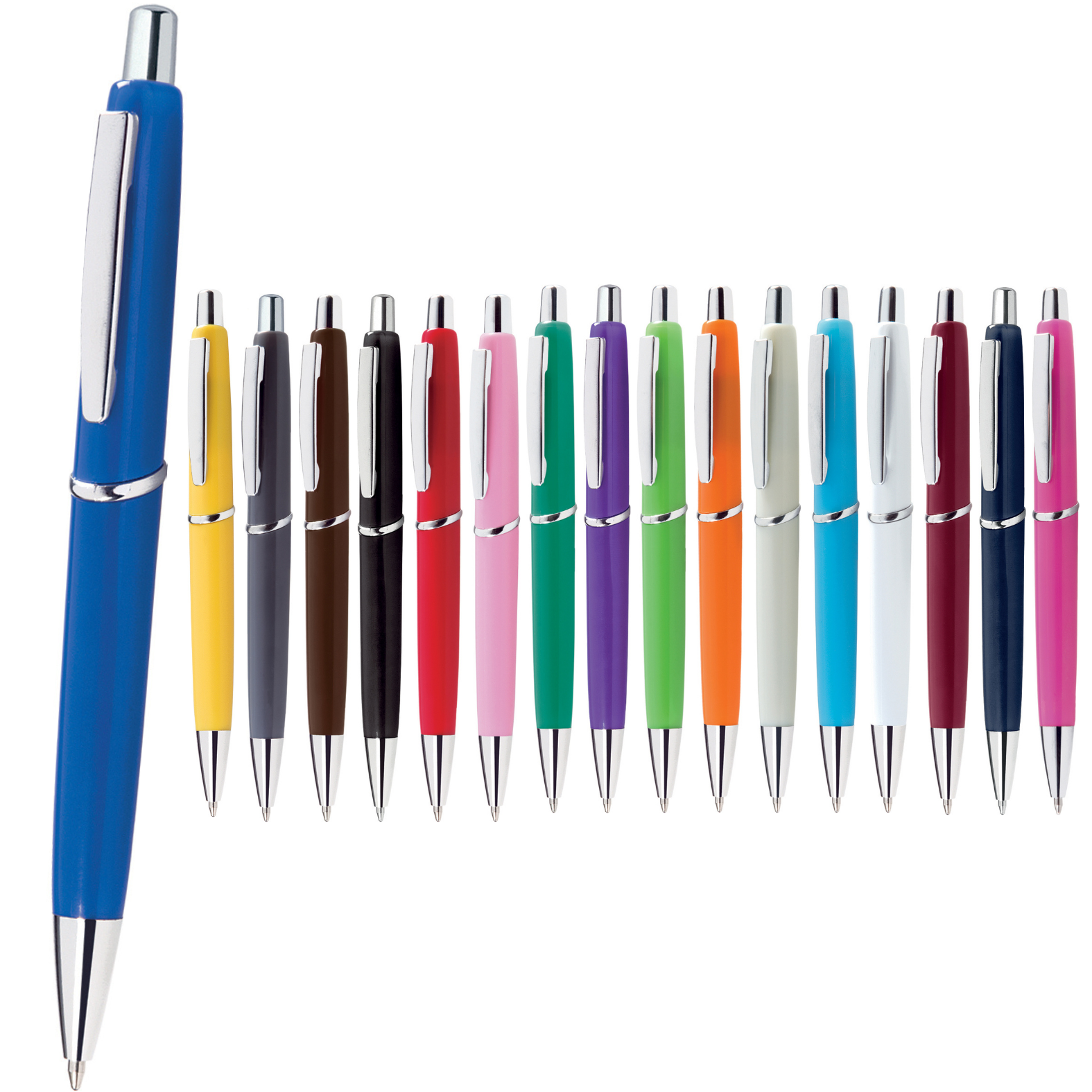 Penna a scatto colorata personalizzata | Cod. PD346