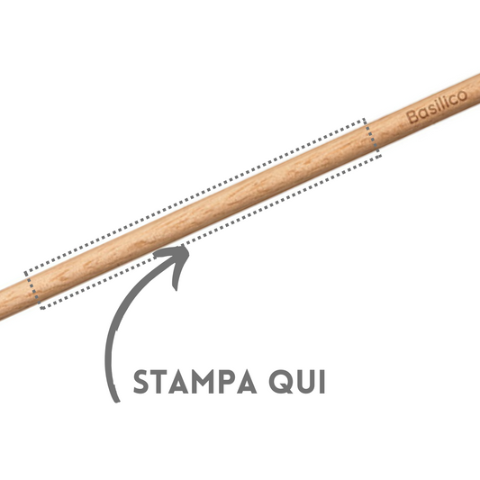 Matite personalizzate piantabili al basilico PD562