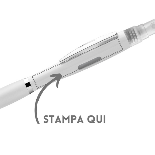 Penna personalizzata con contenitore spray | Cod. PD071