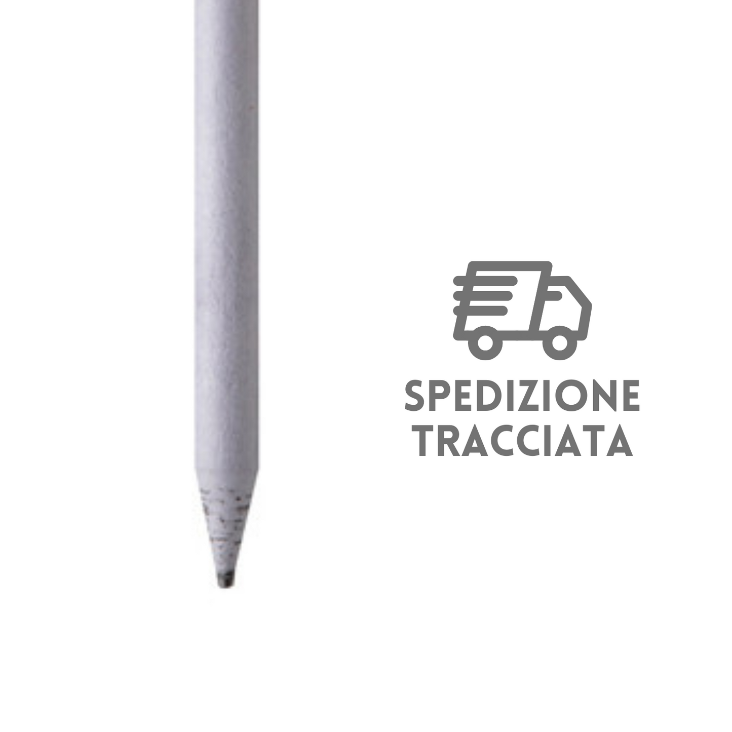 matite personalizzate in carta di giornale