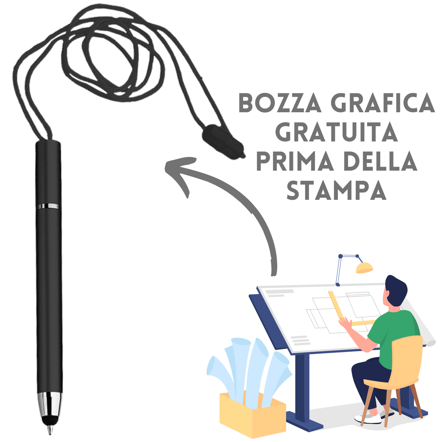 Penne personalizzate promozionali KD100