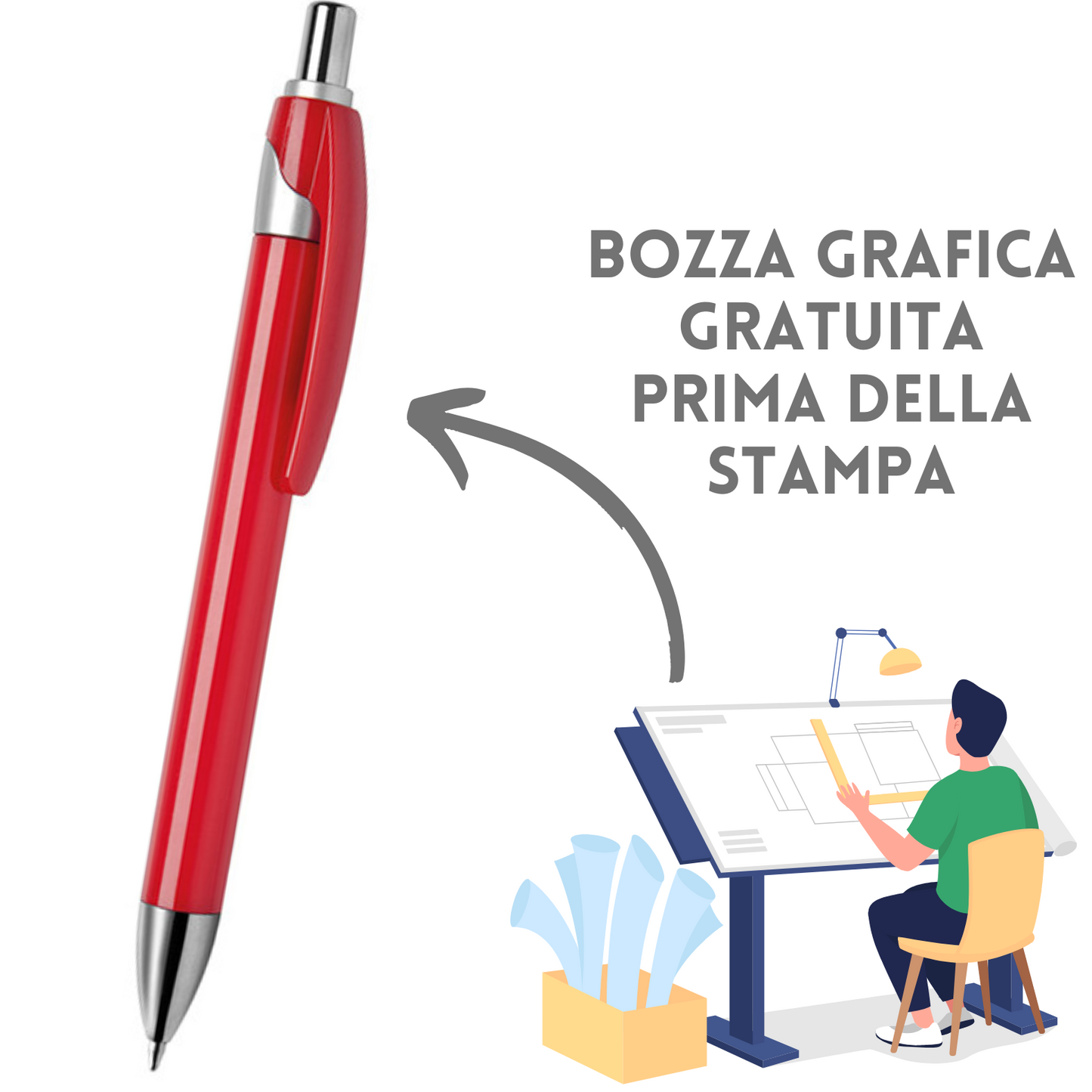 Penne personalizzate promozionali PD396