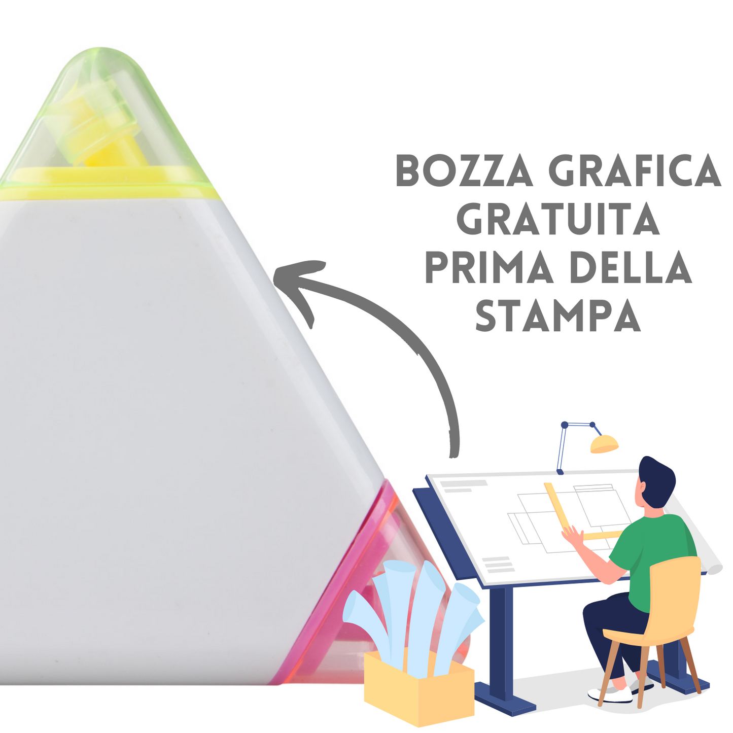 Evidenziatore personalizzato Trico